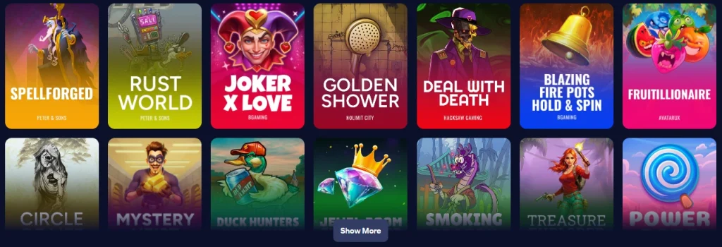 Spins Casino partnerības lapas priekšskatījums